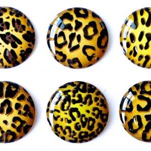 Cheetah Patterned - 6 Piece Iphone Home Button..