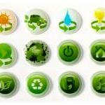 Go Green - 12 Pcs Home Button Iphone Ipad Decals..
