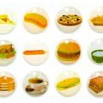 Fast Food - 12 Pcs Home Button Iphone Ipad Decals..