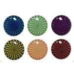 Swirls - 6 Piece Home Button Stickers For Apple..