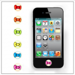 Bows - 6 Piece Home Button Stickers For Apple..