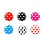 Polka Dots - 6 Piece Home Button Stickers For..