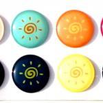 Sun - 8 Piece Home Button Stickers For Apple..