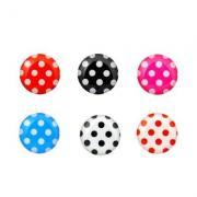 Polka Dots - 6 Piece Home Button Stickers for Apple iPhone, iPad, iPad Mini, iTouch
