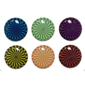 Swirls - 6 Piece Home Button Stickers For Apple Iphone, Ipad, Ipad Mini, Itouch